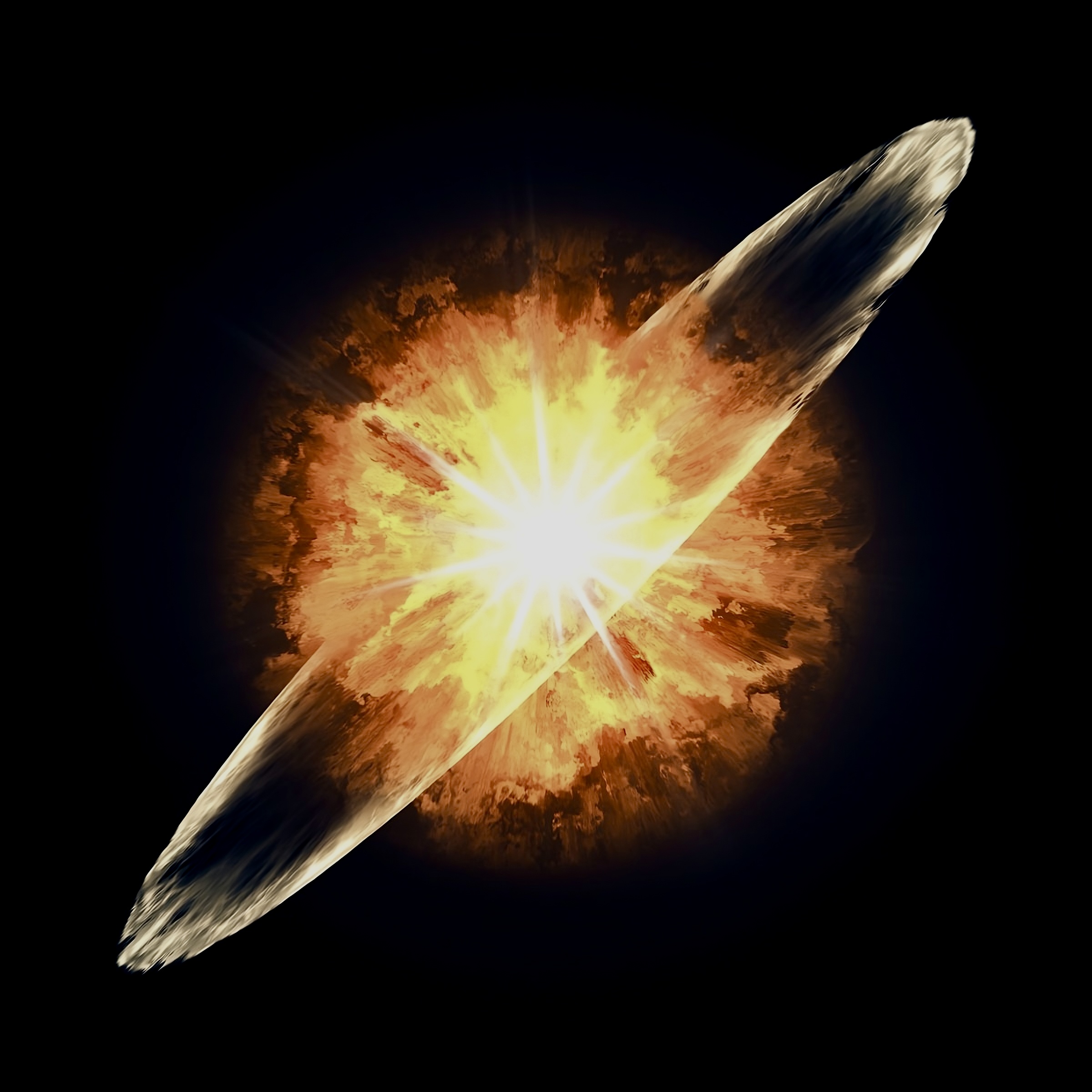 Star exploding
